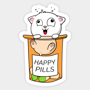 Happy Pills Sticker